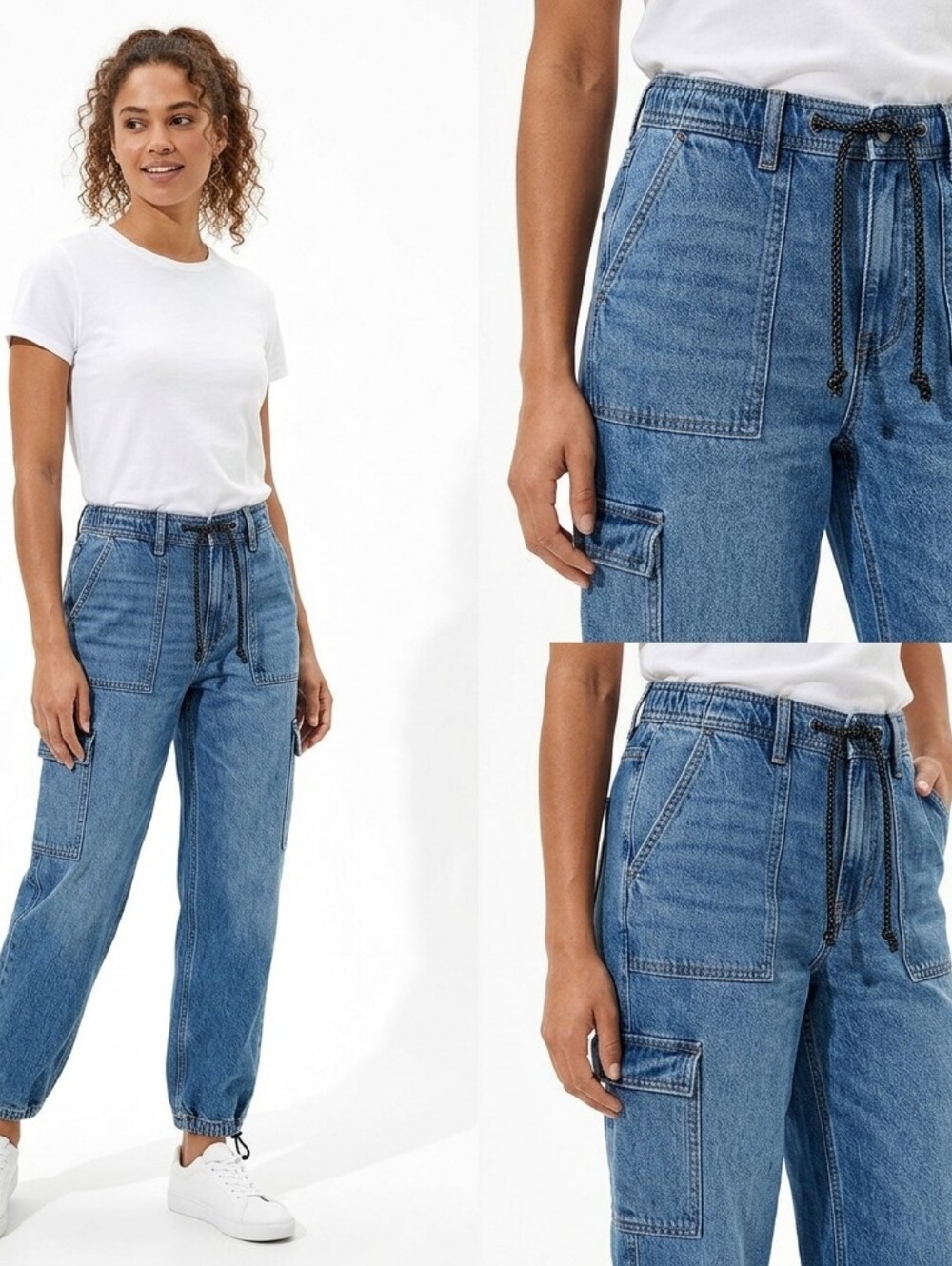 American Eagle  Baggy Cargo Jogger Jean